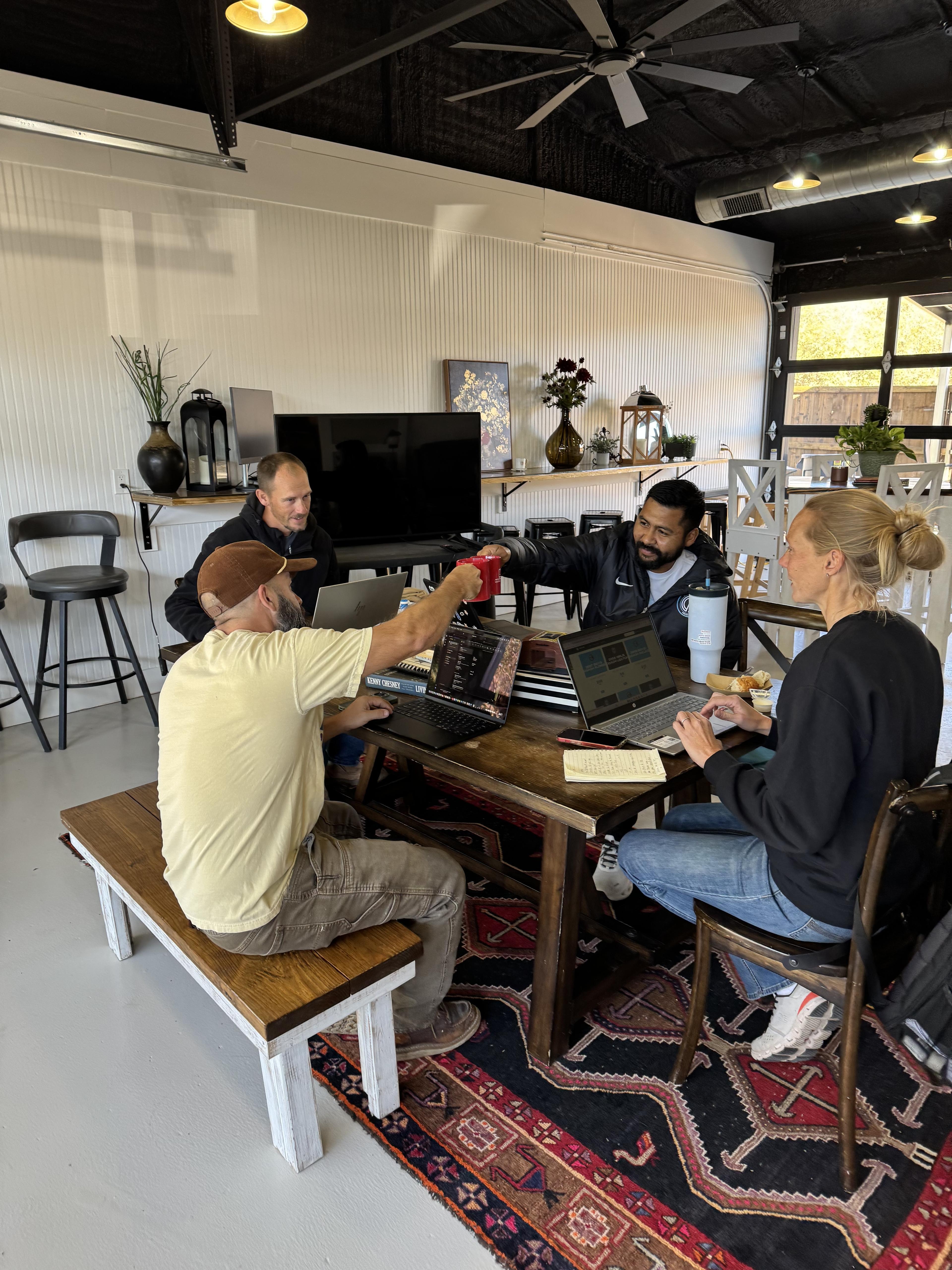 One of our delicious coffees and bagels