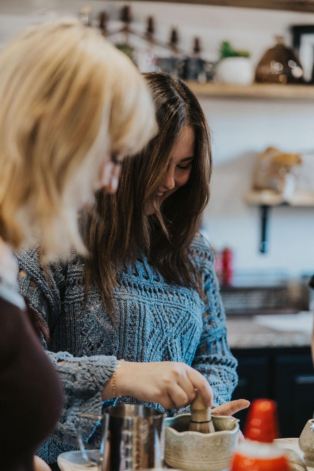 One of our delicious coffees and bagels
